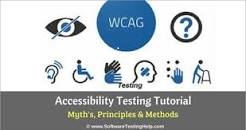 WCAG testing is to ensure usable for people with various disabilities.
